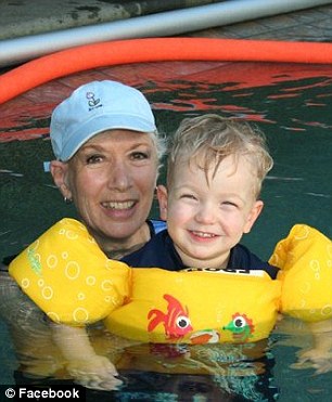 Not sitting still: The active senior says she is lucky because she can enjoy a normal life